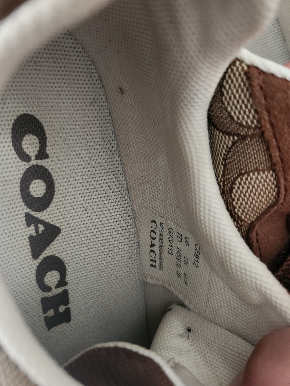 Coach CitySole Runner sneakers size 7 - Picture 4 of 7